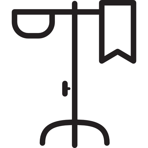 Hanger with Package of Serum
